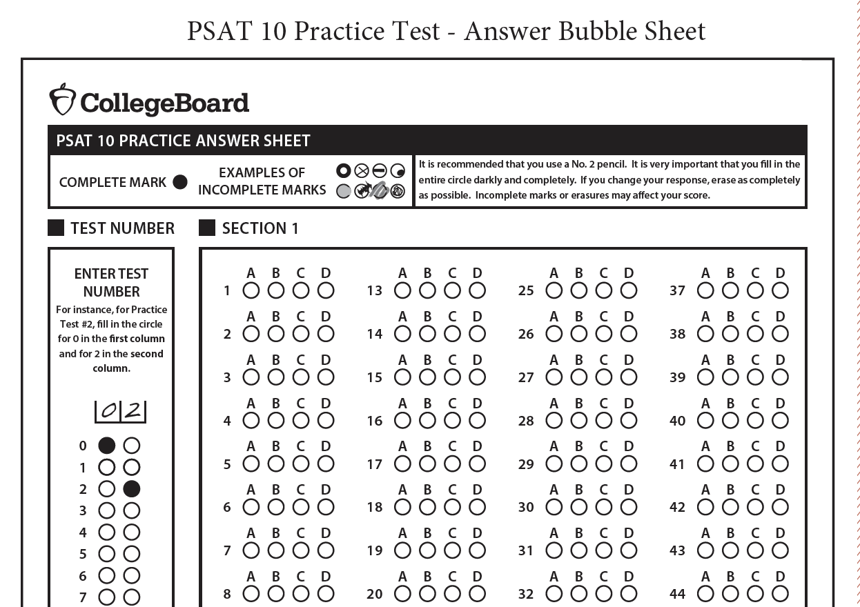 Printable Sat Subject Test Bubble Sheet Pdf Pic Mullet